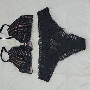 Victoria secret panty and bra set